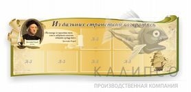 Из дальних странствий возвратясь,резной стенд