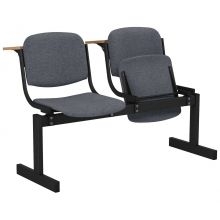 Блоки стульев 2-х местные откидывающиеся сиденья,мягкий,с подлокотниками,лекционный