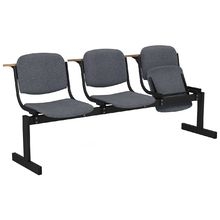 Блоки стульев 3 -х местные откидывающиеся сиденья,мягкий,лекционный
