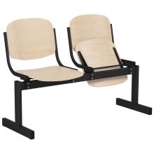 Блоки стульев 2-х местные откидывающиеся сиденья