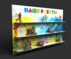 Наши работы с полками для поделок