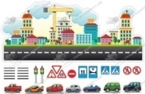 Город.Магнитный стенд